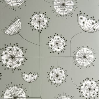 Papel pintado Dandelion Mobile II Porcelain/Yellow MissPrint