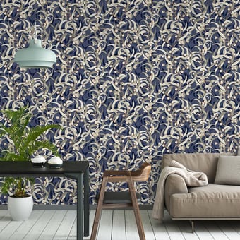 Carta da parati Huxham Beige Montecolino