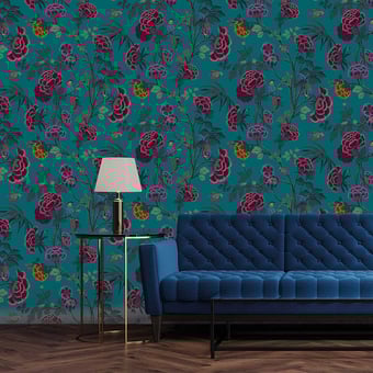 Milton Wallpaper Marron Montecolino