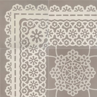 Frise ciment Lace Frise Sand Pip Studio