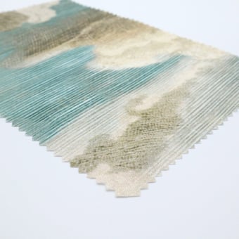 Tessuto Clouds Sky blue John Derian