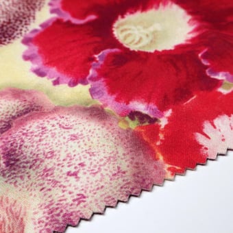 Tessuto Varietes De Gloxinia Violet John Derian