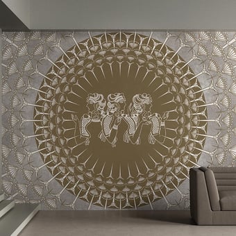 Antiquity 4 Panel Gris Yo2