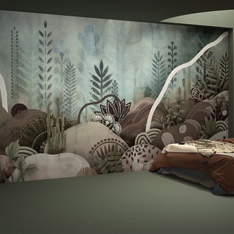 Carta da parati murale Titian Beige Yo2