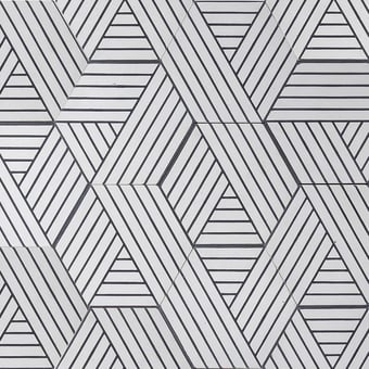 Carreau ciment Fold Charcoal Marrakech Design