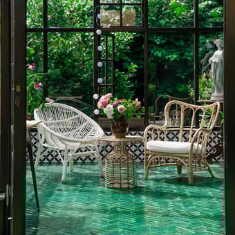 Zellige pavimentoid BejOpaco Garden Green Marrakech Design