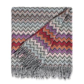 Überwurf William Gris/Rouge Missoni Home