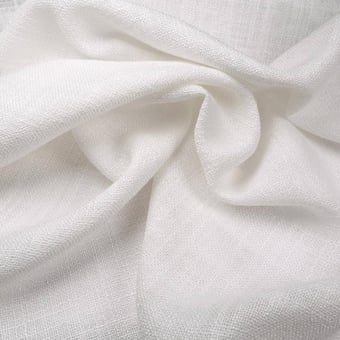 Tessuto Favori Blanc pétale Casamance