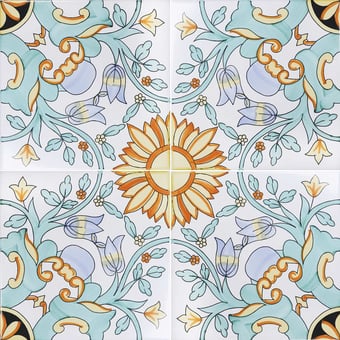 Gloria Tile Giallo/Verde Francesco De Maio