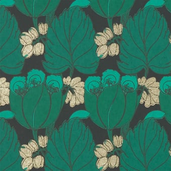 Regen Tulip Wallpaper Jade Liberty