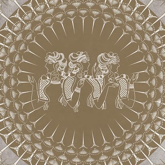 Antiquity 4 Panel Gris Yo2