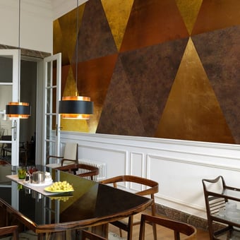Papel pintado mural panorámico Carlo Bronze Coordonné