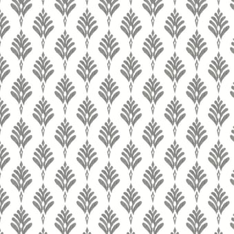 French Scallop Wallpaper Gray York Wallcoverings