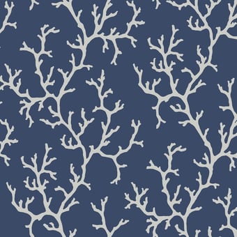Coral Island Wallpaper White York Wallcoverings