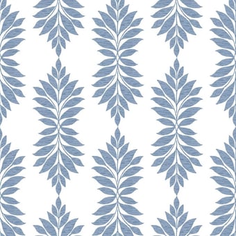 Broadsands Botanica Wallpaper Blue York Wallcoverings