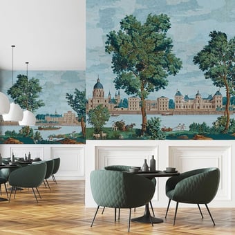 Papel pintado mural panorámico Monuments de Paris Polychrome Polychrome Le Grand Siècle