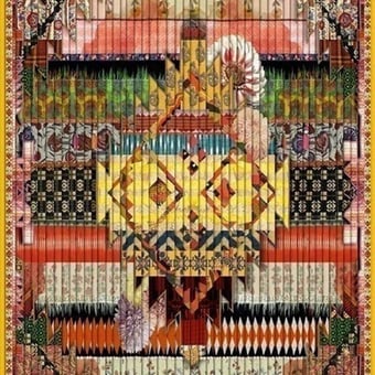 Papel pintado mural panorámico Fetiche Arlequin Christian Lacroix