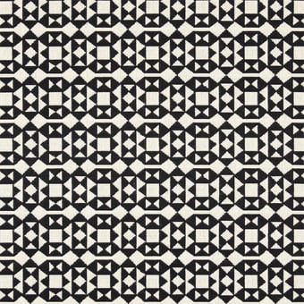 Facet Fabric Black White Maharam