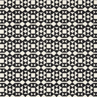 Facet Fabric Black White Maharam