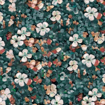 Papier peint Floral Tapestry Mint Coordonné