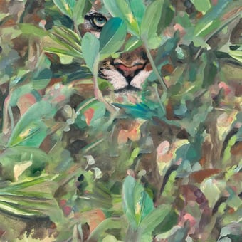 Hidden Puma Wallpaper Printemps Coordonné