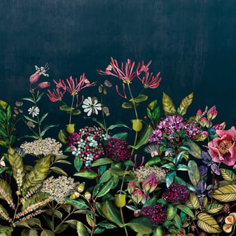 Papel pintado mural panorámico Wild Floral Nuit Coordonné