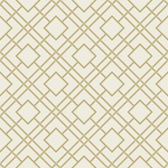 Géo Déco Wallpaper Rouge Argent Initiales