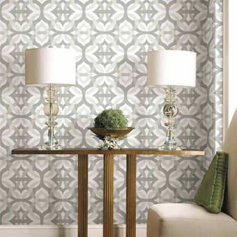 Papel pintado adhésif Tipton Teal York Wallcoverings