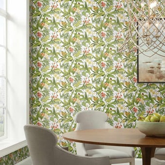 Papel pintado adhésif Wailea Coast Aqua York Wallcoverings