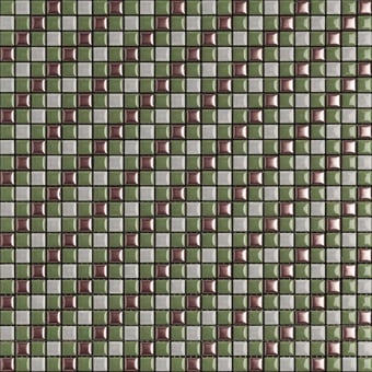 Mosaico Diago Snow. dark grey. rame Appiani