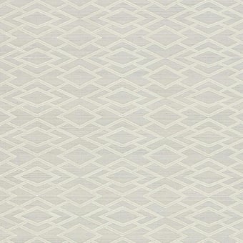 Seide Tapete Geometric Pewter Jane Churchill
