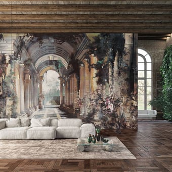 Thesan Panel Tropical Inkiostro Bianco