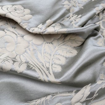 Oreste Fabric Bleu/Crème Lelièvre