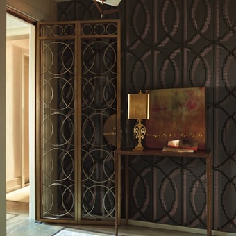 Mosaico Grace Black, Carbone, Rame Appiani