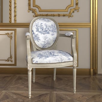 A la Campagne Fabric Bleu Casal