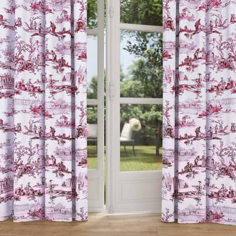 Les Travaux de la Manufacture Fabric Bleu Casal