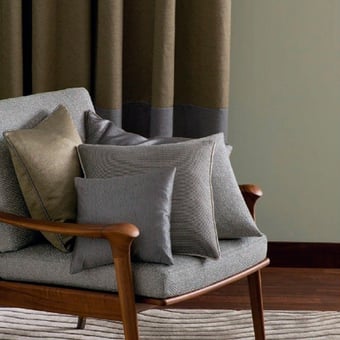 Tissu Kent Anthracite Sahco