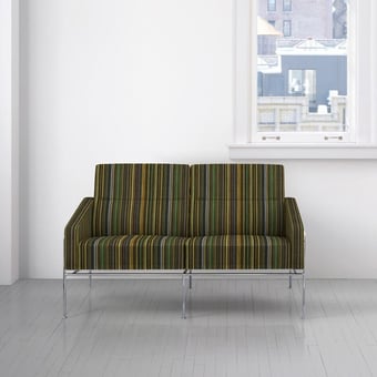 Epingle Stripe Fabric Caramel Maharam