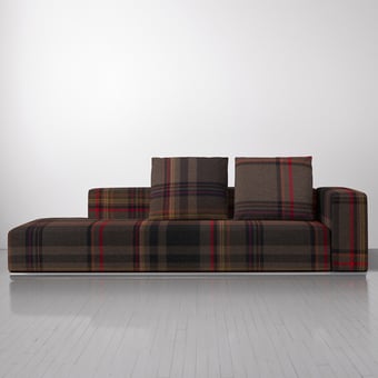 Tessuto Exaggerated plaid Glen Maharam