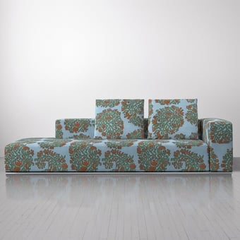 Paisley Brocade Fabric Chrysanthemum Maharam