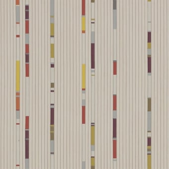 Segmented Stripe Fabric Parchment Maharam