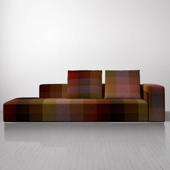 Wool Check Fabric Birch Maharam