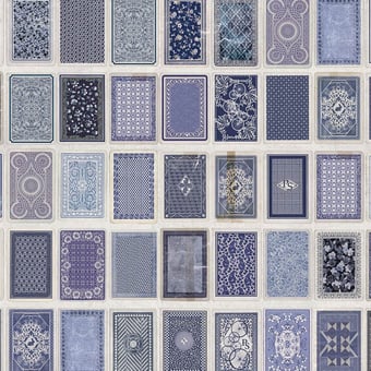 Playing Cards Back Wallpaper Lapis Maharam