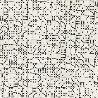 Dominoes Wallpaper Ivoire Maharam
