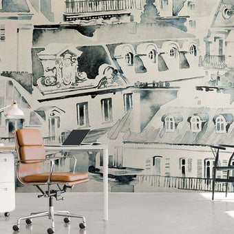 Tetti Parigi Panel Black White Code