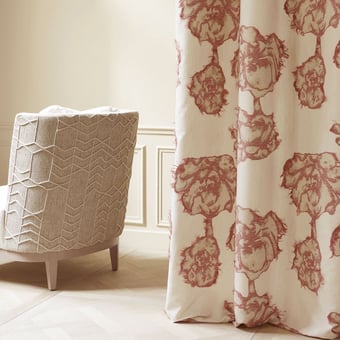 Peonia Fabric Parchment Nobilis