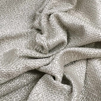 Rafia CS Fabric Ecru Nobilis