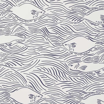 Papel pintado Stream Off white Ferm Living