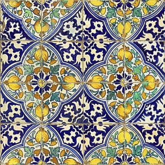 Sardegna Tiles Panel Yellow Mindthegap