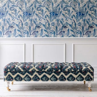 Stoff Phoenicia Batik Indigo Mindthegap